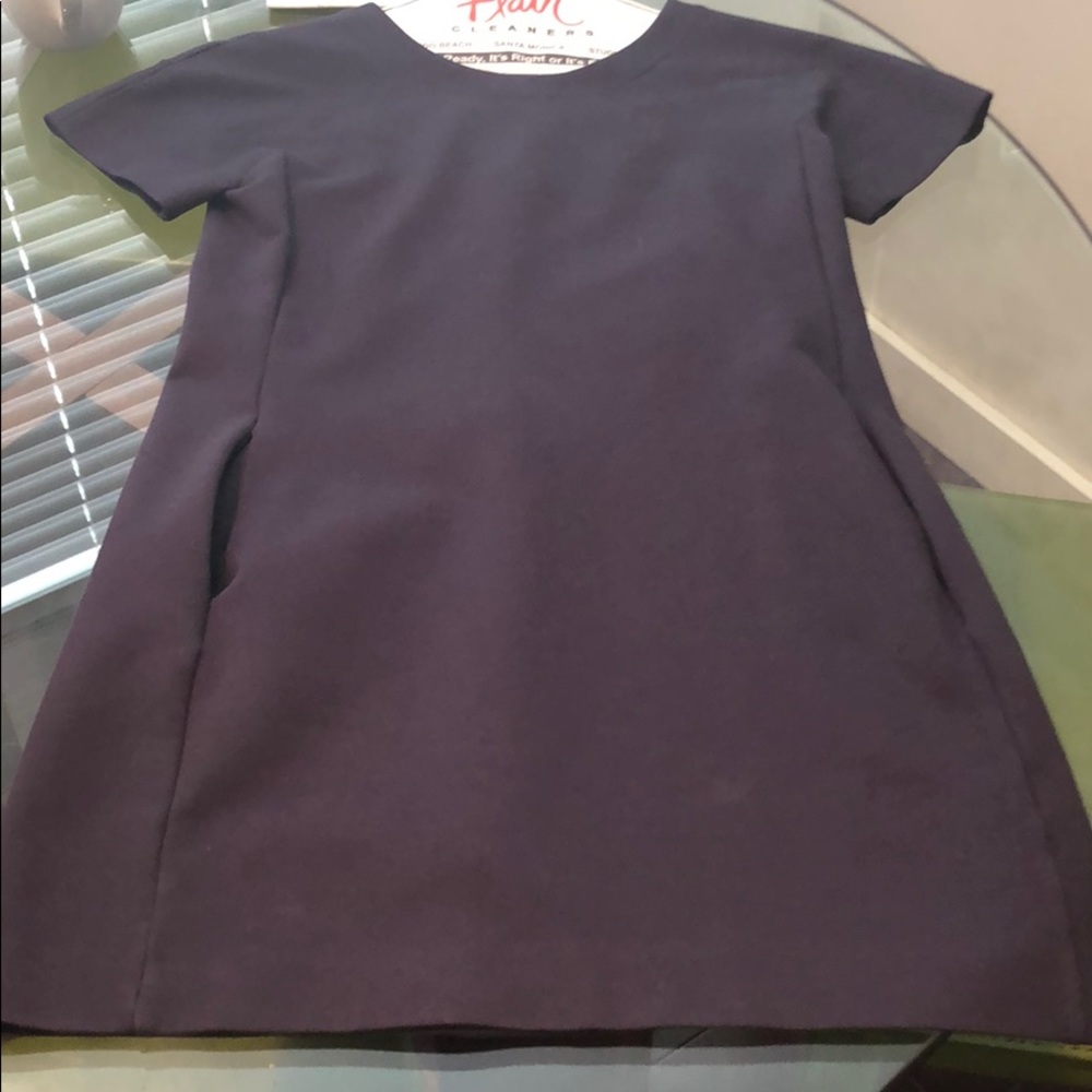Theory short sleeve fitted dress